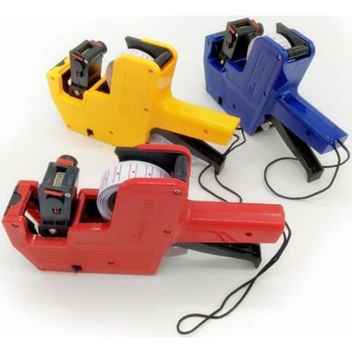 Ink Wheel Supermarket Production Date Digital Label Tagging Maker Pricing Gun Machine Labeller Price Tag Gun Single Row