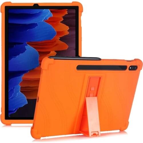 Kids Case Soft Silicone Cover For Samsung T510 T515 S6 Lite P615 T290 S5E T720 Galaxy Tab A7 T500 T970 T870 2020 + FilmPen