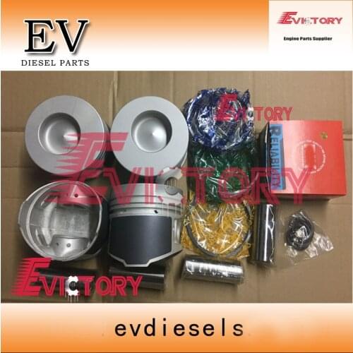 For Mitsubishi K3N engine piston and piston ring + bearing + gasket kit