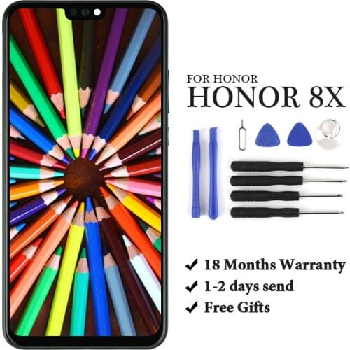 Good Quality For Huawei Honor 8X LCD Display Assembly Replacement OEM Touch Screen For HW Honor 8X JSN-L21 No Frame With Frame