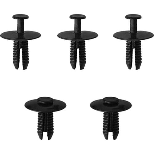 100pcs 7mm Plastic Bumper Clips For BMW E38 E39 E46 E90 Car Fender Liner Expansion Retainer Wheel Arch Fastener Rivets Push Pin