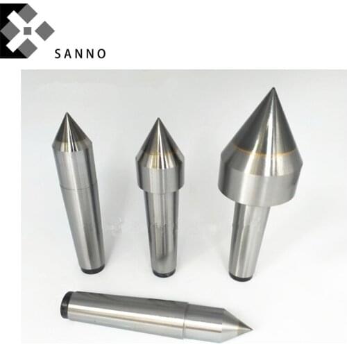Morse5 / Morse6 taper cnc dead center high precision 50mm / 60mm lathe center thimble for grinding machine