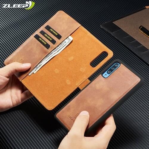 Leather Removable Case For Samsung Galaxy A51 A71 A12 A32 A42 A52 M31S M21 M30S A50 A70 A20 A30 A10 A40 A8 A7 A9 2018 Flip Cover