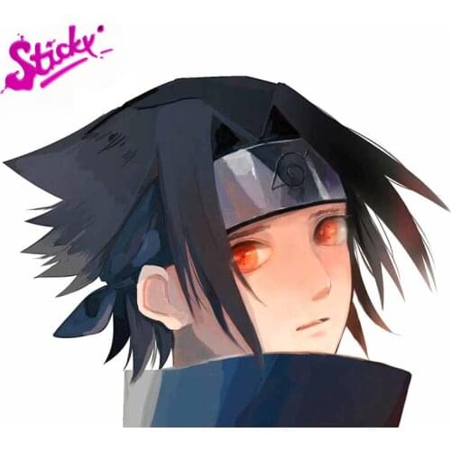 STICKY Itachi Sasuke Peeker Anime Peeking Sticker Window Motorcycle Off-road Laptop Trunk Guitar PVC Vinyl Stickers