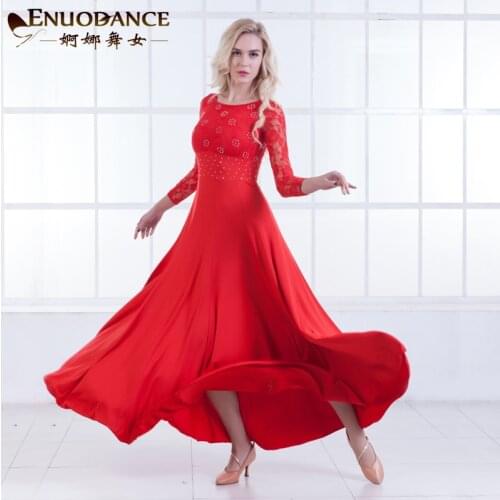 New ballroom waltz modern dance dress ballroom dance training dresses standard ballroom dancing clothes tango dress