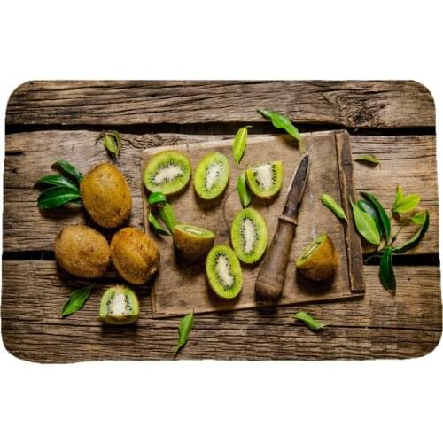 Fruit & Vegetables Creative 3D Printing Carpets and Rugs for Bedroom Living Room Carpet Kitchen Bathroom Anti-Slip Floor Mats