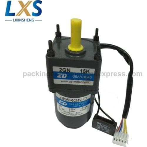 ZD Motor Single-Phase 220V 6W 2IK6RGN-C-2GN15K AC Speed Motor For Food Packaing Equipment /Mask Equipment
