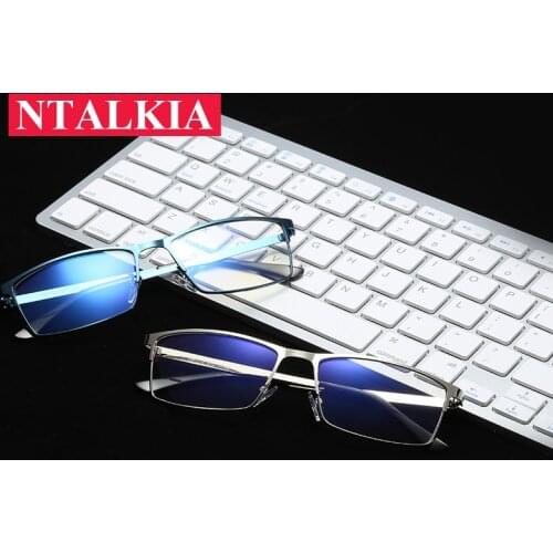 Blue Light Glasses Men Bussiness Optical Glasses Frame Filter Computer Eyeglasses Anti Radiation Goggles Spectacle frames Women