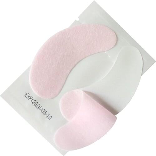 Professional 50 Pairs Eye Pads Eyelash Extension Under Eye Gel Salon Lint Free Patches Eye Mask Make-Up Tools for Eye Lashes