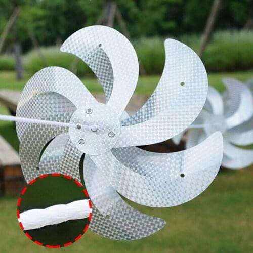 Bird Repellent Windmill String Garden Decoration Reflective Bird Drive Scaring Belt For Garden Yard