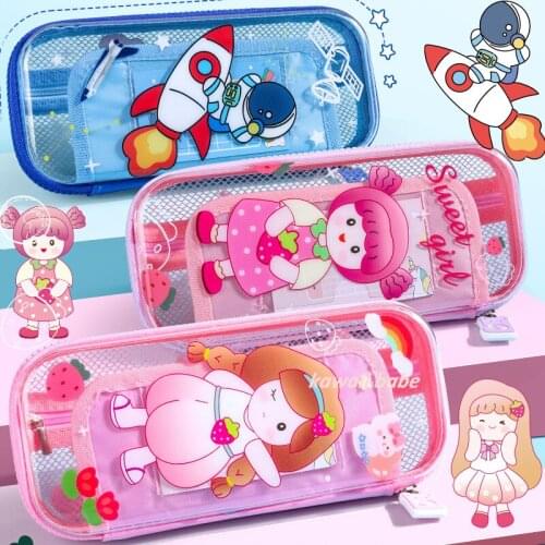 1Pcs Kawaii Pencil Case Small Gift Estuches School Pencil Box Pencilcase Pencil Bag School Supplies Stationery