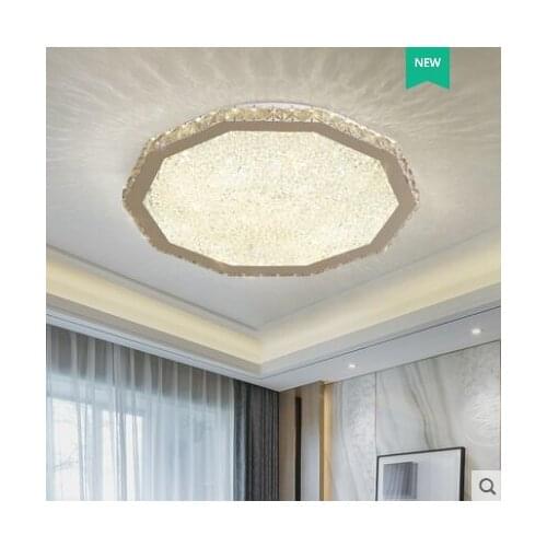 Modern minimalist led ceiling lamp warm and romantic bedroom lamp crystal living room lamp dining room bedroom study lamp