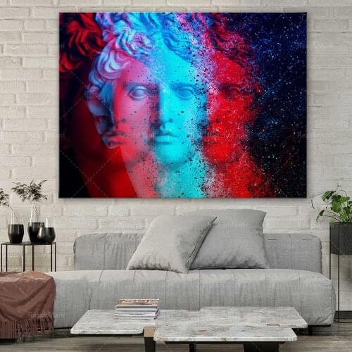 Modern art David Dave chef sculpture art canvas poster/Imprimé picture wall art decoration poster or canvas can be hung