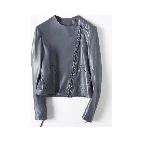 2018 New Fashion Genuine Sheep Leather Jacket H66