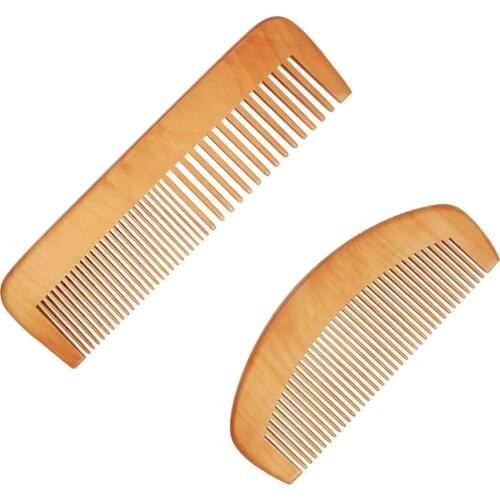 High Quality Natural Bamboo Wooden Scalp Massage Comb Styling Tool Antistatic Comb for Men Woman Head