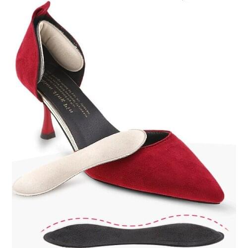 1Pair Shoes Insoles Insert Heels Protector Anti Slip Cushion Pads Comfort Heel Liners Cushion Pad Invisible Inserts Insole