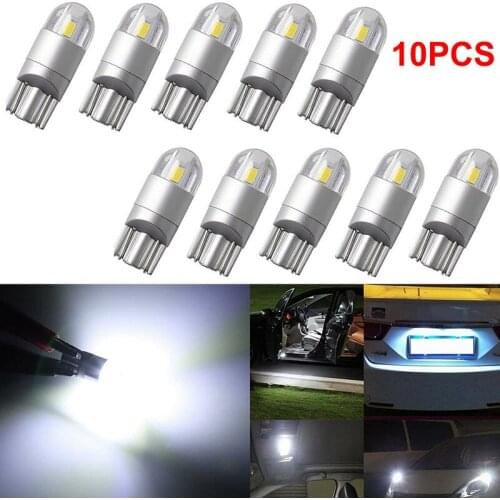 10x Super White T10 3030 2SMD LED HighPower Interior Light Bulb W5W 194 168 6W