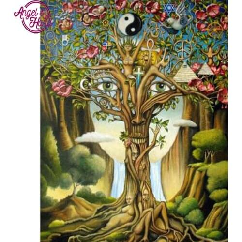 Diy Diamond Painting Handmade Cross Stitch Diamond Embroidery Love Tree Man 5d Square Diamond Mosaic Paste Full Needlework