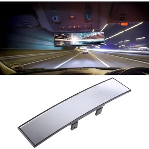Car Convex Curve Rearview Mirror Expand Vision Interior Clip On Panoramic Wide Angle Back View Mirror for SUV Vehicles