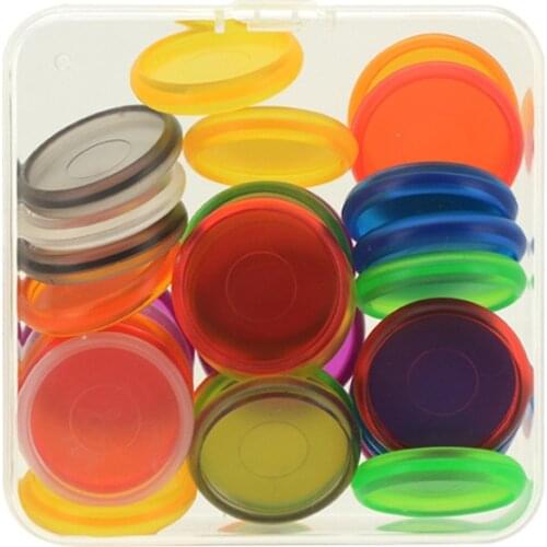 Free shipping 2020 disc Binder Rings Mushroom Hole t puncher notebook Ring 18/24/28mm Transparent multicolor Round Binding