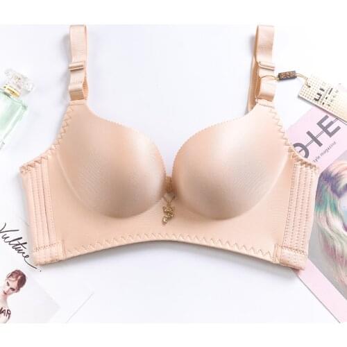 Big Double Cup Super Push Up Lingerie Seamless Bra Girls Underwear Bralette One Piece Female Intimates Women Sexy Brassiere