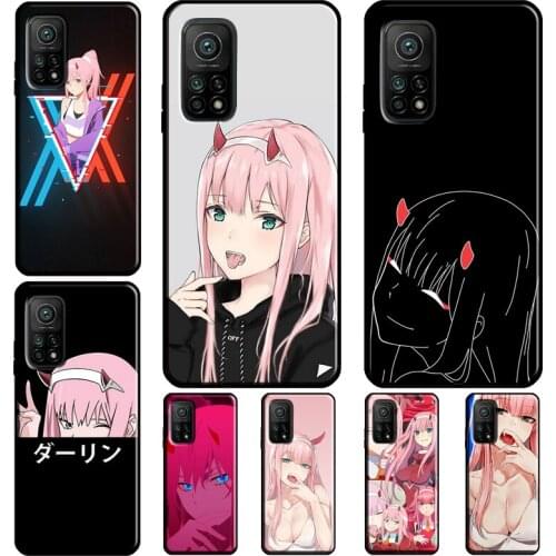Zero Two Darling in the FranXX Anime Coque For Xiaomi Mi 10T Pro Mi Note 10 Lite Case For POCO F3 F2 F1 M3 X3 Pro Mi 11 Ultra