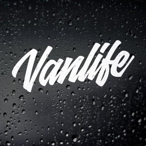 Black/Sliver Vanlife Funny Off Road Car Sticker Small/Big Size Removable Waterproof Window Body Decal CL801