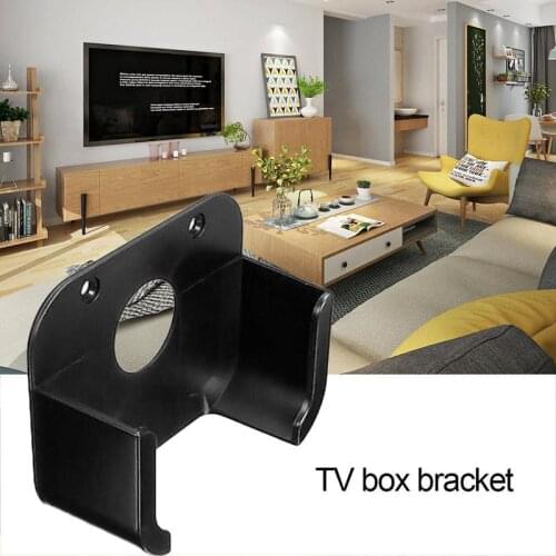 For Apple TV 1/2/3/4 4th Gen Media Player TV Box Holder Protective Cradle Hold Case Wall Mount Bracket Fixed Settled Rack Stand