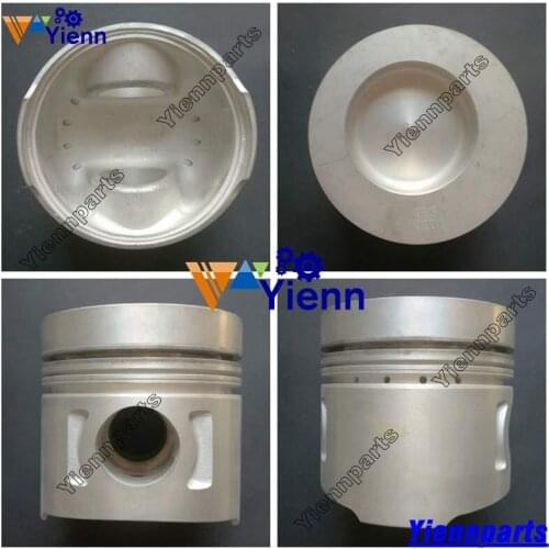For Mitsubishi S4K S4KT Piston 34317-10201 With Pin And Clips For For CAT E312C E315B E315C EXCAVATOR Diesel Engine Parts