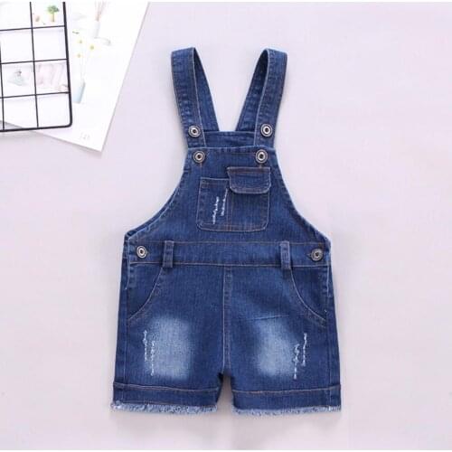 IENENS Fashion Classic Girl Boy Shorts Overalls Summer Baby Girls Jeans Dungarees Child Kids Denim Trousers Toddler Infant Pants
