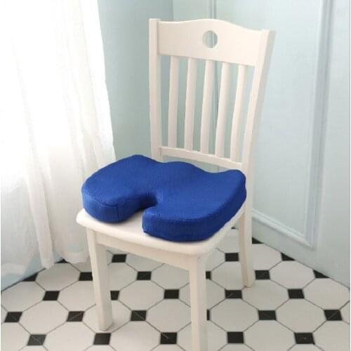 JOYLIVE Cushion Lumbar Support Comfort Memory Foam Pad For Chair Car Office Home Seat Cushion Pad Black Coccyx Orthopedic Seat