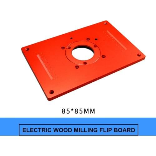 Multi-functional Router Table Insert Plate Trimmer Engraving Machine Aluminum Trimming Machine Flip Board for Woodworking Bench