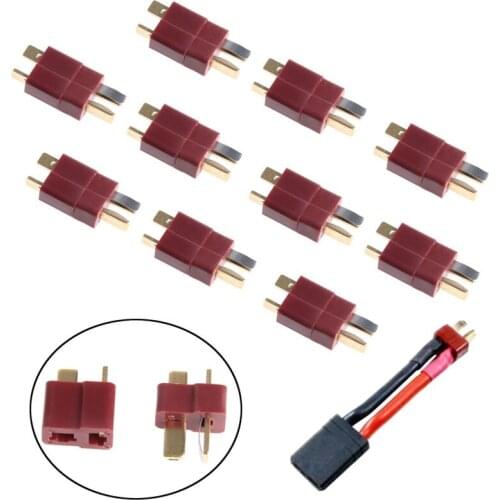 NEW 10 Pairs Male & Female Connectors Deans Style For RC LiPo Battery T Plug