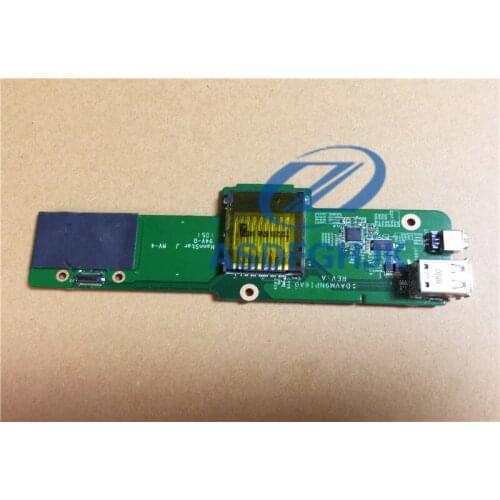 Original KEFU FOR Dell Vostro 1014 1015 CN-0MR7GX I/O Board USB Card Reader Board 0MR7GX MR7GX DAVM9MP16D0 100% Test ok