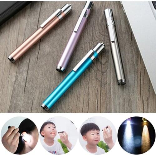 Portable Camping Doctor Aid Diagnosis Powerful Torch Mini Flashlight Aluminum Alloy Medical Pen Light