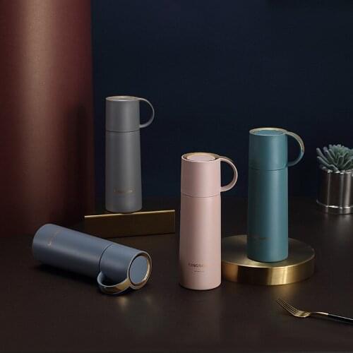 Lovely ladies' net red thermos cup Portable trend bottle Students' simple cup Vacuum cup Sports travel cup Gift cupThermos mugs