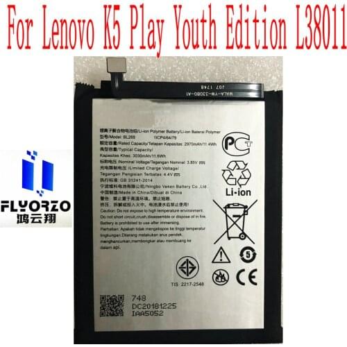 New High Quality 3030mAh BL289 Battery For Lenovo K5 Play Youth Edition L38011 Mobile Phone