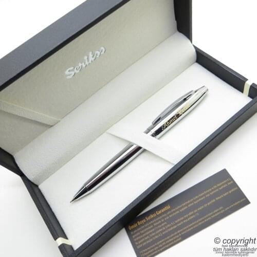 Scrikss 35 Bright Chrome Versatil Pen | Scrikss Pen | İsme Special Pen | Gift Pen