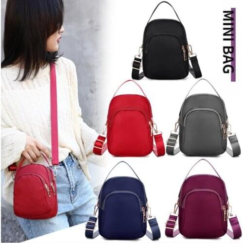 Women Backpack 2020 Travel Casual Waterproof Womens Shoulder Bags Female Mini Oxford Rucksack Black Purse