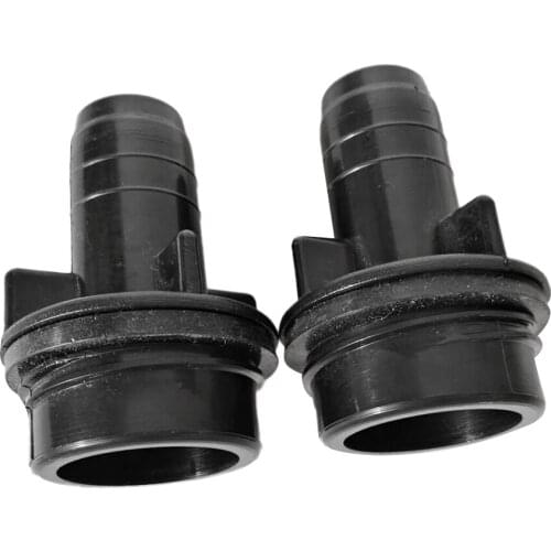 2 Pieces Nylon Inflatable Boat Valve Adapter Canoe Foot Pump Hose Connector