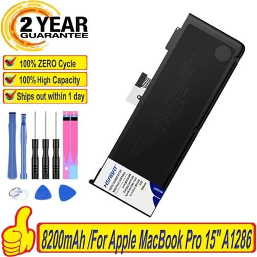 Top Brand A1321 Battery for Apple MacBook Pro 15" A1286 2009 2010 Version 020-6380-A MC118LL/A MC372 MC371 MB985 Batteries