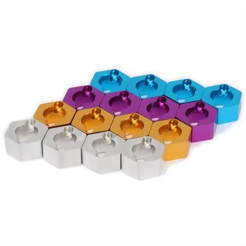 Aluminum 8mm Wheel Hex Hub Adapter Mount For Rc Car 1/18 Wltoys A959 A969 A979 k929 Upgraded Hop-Up Parts