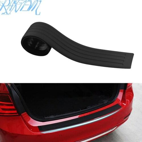 Car styling,New Rubber Rear Guard Bumper Protector Trim Cover For Skoda Octavia A2 A5 A7 Fabia Rapid Superb Yeti Roomster