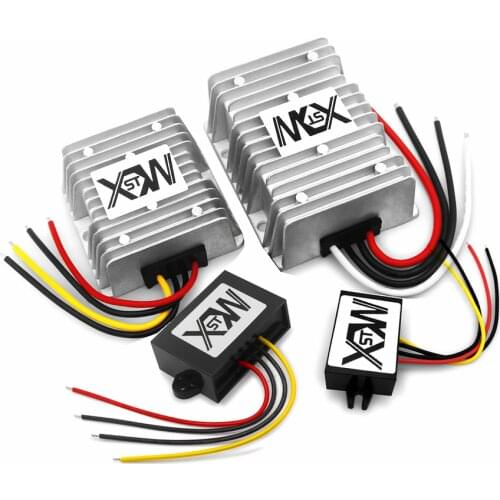 DC DC 36V 48V to 19V DC DC Step Down Converter 1A 5A 15A 25A 30A Waterproof Buck Power Supply Transfomer for Car for Audio LED