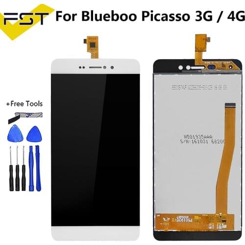 For 5.0" BluBoo Picasso 4G LCD Touch Screen Digitizer Assembly For BluBoo Picasso 3G LCD Touch Panel Screen Replacement Parts