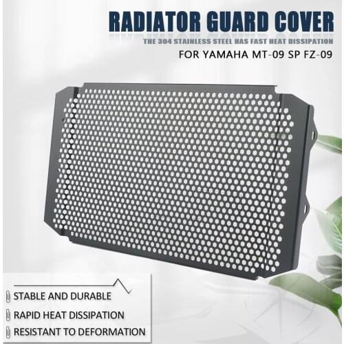 For YAMAHA MT-09 SP MT09 MT 09 FZ-09 Tracer XSR900 Tracer 900 Motorcycle Stainless Steel Radiator Grille Guard Protector Cover