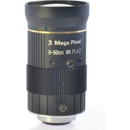 HD 3 Megapixel C-Port Industrial Lens 8-50mm Zoom Manual Aperture Industrial Visual Lens