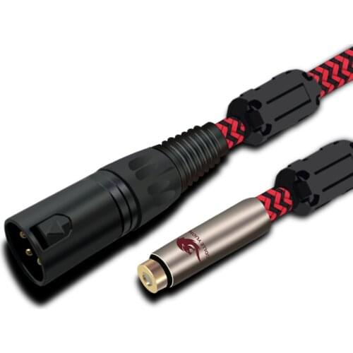Audiophile Mic Cable 3.5mm Female to XLR 3 Pin Male for PC Condenser Microphone Camera Shielded Audio Cable 1M 2M 3M 5M 8M