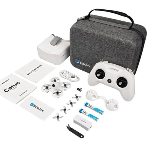 Upgrade Meteor75 Lite BWhoop Quadcopter RTF Kit with 1102-18000KV Motor BT2.0 450mAh 1S Battery VR01 FPV Goggles FPV Race Drone