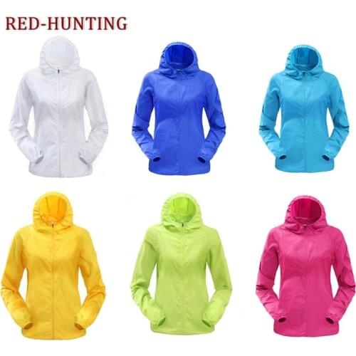 Men Women Quick Dry Hiking Jackets Waterproof Sun-Protective Outdoor Sports Coats Skin Male Female Windbreaker Jacket